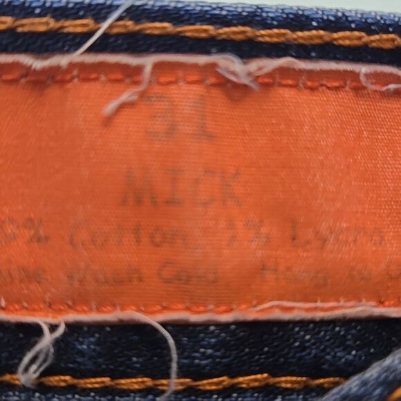 Jean Shop Men's Mick Stretch Selvedge Jeans Size 31 Classic Slim Fit Lafayette - Picture 5 of 13